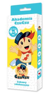 Okładka książki Akademia CzuCzu dla dzieci 4-5 lat Zabawy edukacyjne