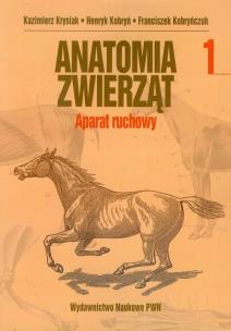 Okładka książki Anatomia zwierząt T1 - Aparat ruchowy