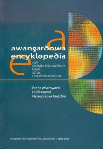 Opakowanie Awangardowa encyklopedia