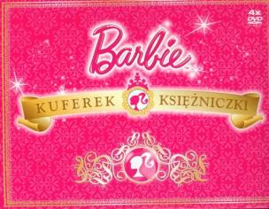 Opakowanie Barbie kuferek księżniczki 4DVD