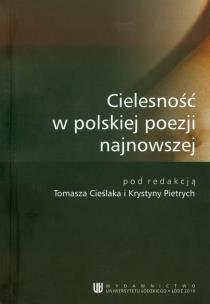 Opakowanie Cielesność w polskiej poezji najnowszej