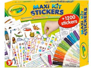 Okładka książki Crayola Maxi zestaw z naklejkami