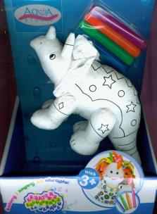 Okładka książki Dinozaur Koloruj i zmywaj na okrągło