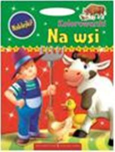 Okładka książki Duże kolorowanki Na wsi