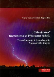 Okładka książki Eklezjastes Hieronima z Wielunia (1522)