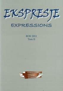 Opakowanie Ekspresje tom 2 Rok 2011