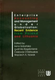 Opakowanie Enterprise accounting and management under globalization: recent evidence from Poland and Lithuania