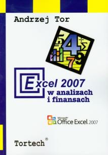 Okładka książki Excel 2007 w analizach i finansach