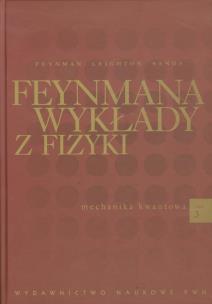 Okładka książki Feynmana wykłady z fizyki tom 3