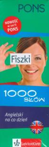 Okładka książki Fiszki 1000 słów Angielski na co dzień