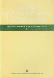 Opakowanie Folia geographica socio-oeconomica 5