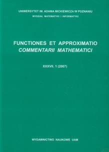 Opakowanie Functiones et approximatio 37.1