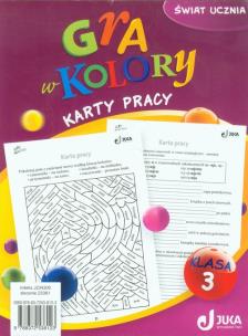Okładka książki Gra w kolory kl. 3 Karty pracy