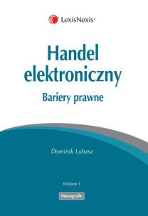 Okładka książki Handel elektroniczny Bariery prawne