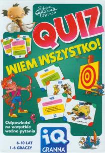 Okładka książki IQ Quiz - wiem wszystko GRANNA