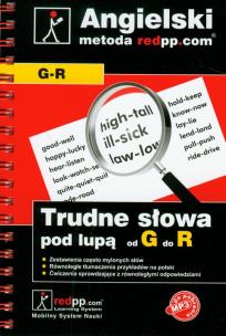 Okładka książki Język angielski Trudne słowa pod lupą G-R