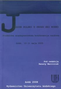 Opakowanie Język polski u progu XXI wieku