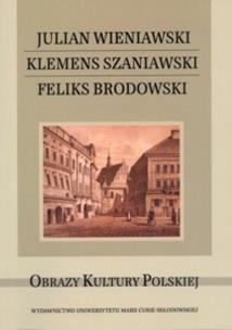 Okładka książki Julian Wieniawski Klemens Szaniawski Feliks Brodowski