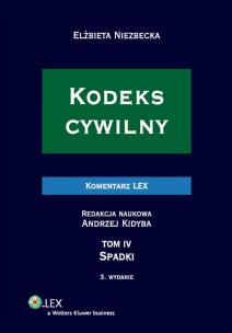 Okładka książki Kodeks cywilny Komentarz Spadki t.4
