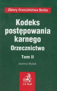 Okładka książki Kodeks postępowania karnego Orzecznictwo tom 2