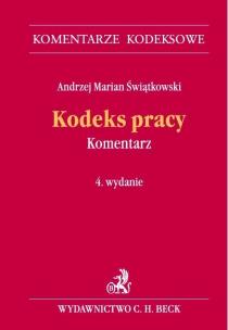 Okładka książki Kodeks pracy Komentarz