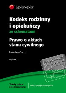Okładka książki Kodeks rodzinny i opiekuńczy ze schematami Prawo o aktach stanu cywilnego