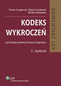 Okładka książki Kodeks wykroczeń Komentarz