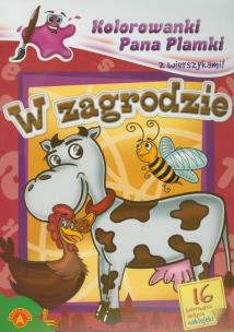 Okładka książki Kolorowanki Pana Plamki - W zagrodzie ALEX