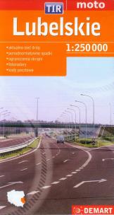 Okładka książki Lubelskie dla zawodowców. TIR. Mapa samochodowa