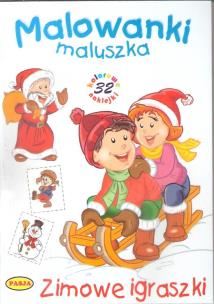 Okładka książki Malowanki maluszka - Zimowe igraszki  PASJA