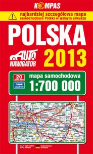 Opakowanie Mapa samochodowa Polski 2013