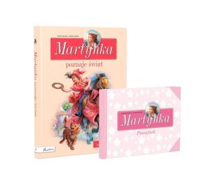 Okładka książki Martynka. Poznaje świat zb opowiadań + pamiętnik