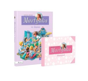 Okładka książki Martynka. W domu zbiór opowiadań + pamiętnik