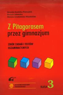 Okładka książki Mat. Z Pitagorasem... GIM 3 Zb. zad. i testów ADAM