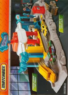 Opakowanie Matchbox Myjnia samochodowa + 5 autek