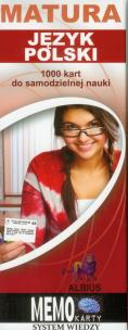 Okładka książki Memo karty Matura Język polski