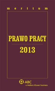 Okładka książki Meritum Prawo Pracy 2013