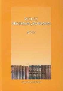 Opakowanie Między oryginałem a przekładem tom XVII