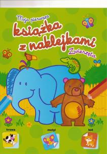 Opakowanie Moja Pierwsza Książka z naklejkami - Zwierzęta