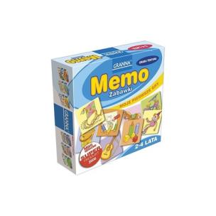 Okładka książki Moje pierwsze gry - Memo. Zabawki GRANNA