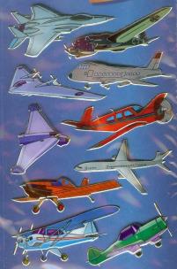 Okładka książki Naklejki folia 3D - Samoloty