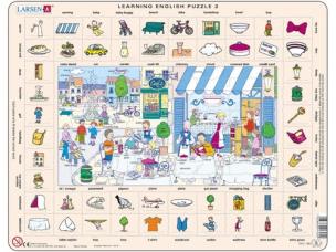 Opakowanie Nauka angielskiego puzzle 2