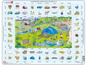 Opakowanie Nauka angielskiego puzzle 4