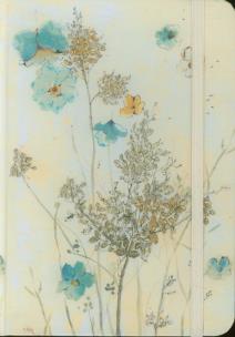 Opakowanie Notatnik Mini Kwiaty akwarela