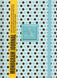 Opakowanie Notatnik Monogram Wodne Kropki