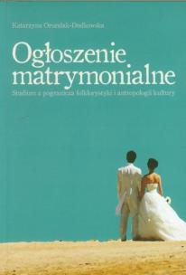 Opakowanie Ogłoszenie matrymonialne