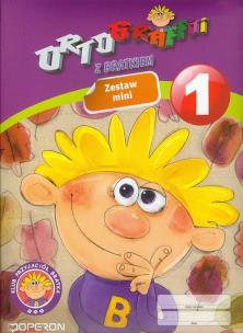 Okładka książki Ortograffiti SP Pakiet MINI z Bratkiem kl.1 OPERON