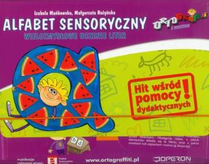 Okładka książki Ortograffiti z Bratkiem Alfabet sensoryczny