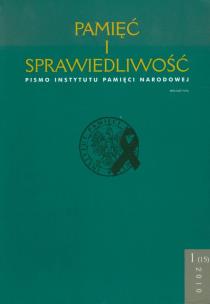 Opakowanie Pamięć i sprawiedliwość 1/15/2010