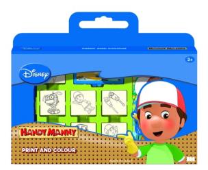 Opakowanie Pieczątki Maniek Złota Rączka w walizce